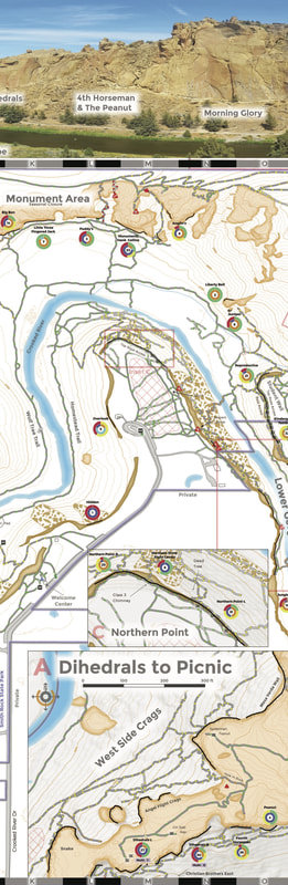 Smith Rock Oregon Climber S Map Climb On Maps
